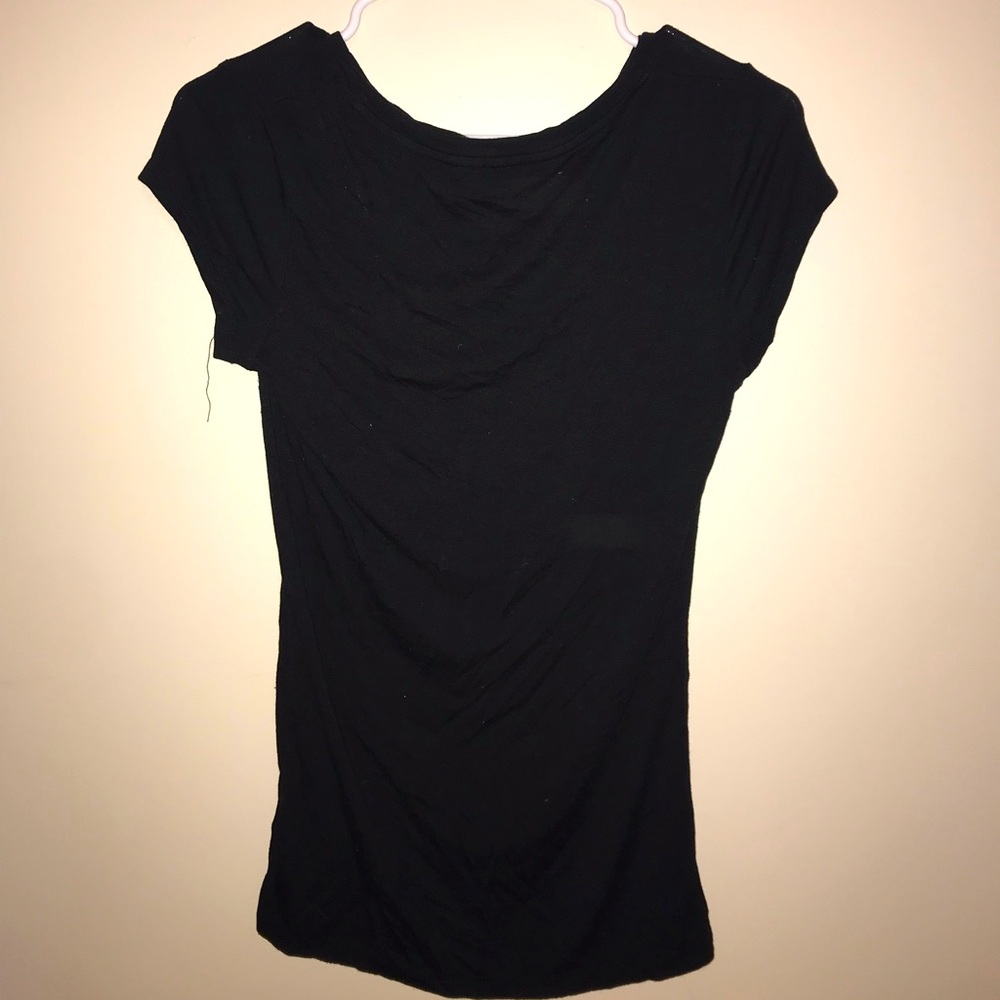 Black short sleeve shirt